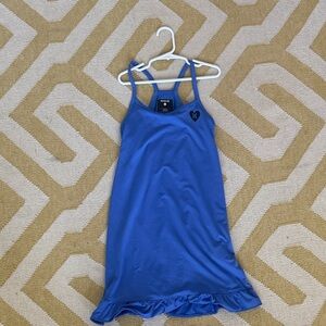 Justice Blue Ruffle Hem Camisole Dress